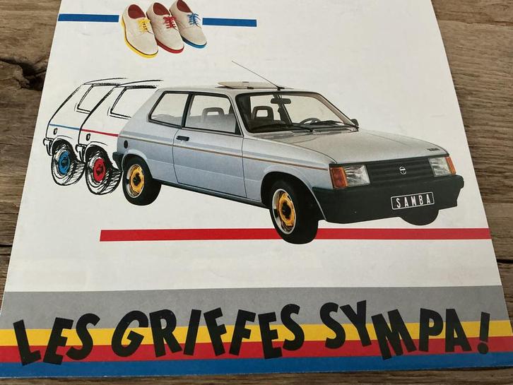 Talbot Samba Sympa Franstalige Brochure, Boeken, Auto's | Folders en Tijdschriften, Gelezen, Overige merken, Ophalen of Verzenden