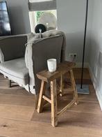Chinees oud houten krukje / landelijk sober krukje, Huis en Inrichting, Ophalen, Zo goed als nieuw, Hout