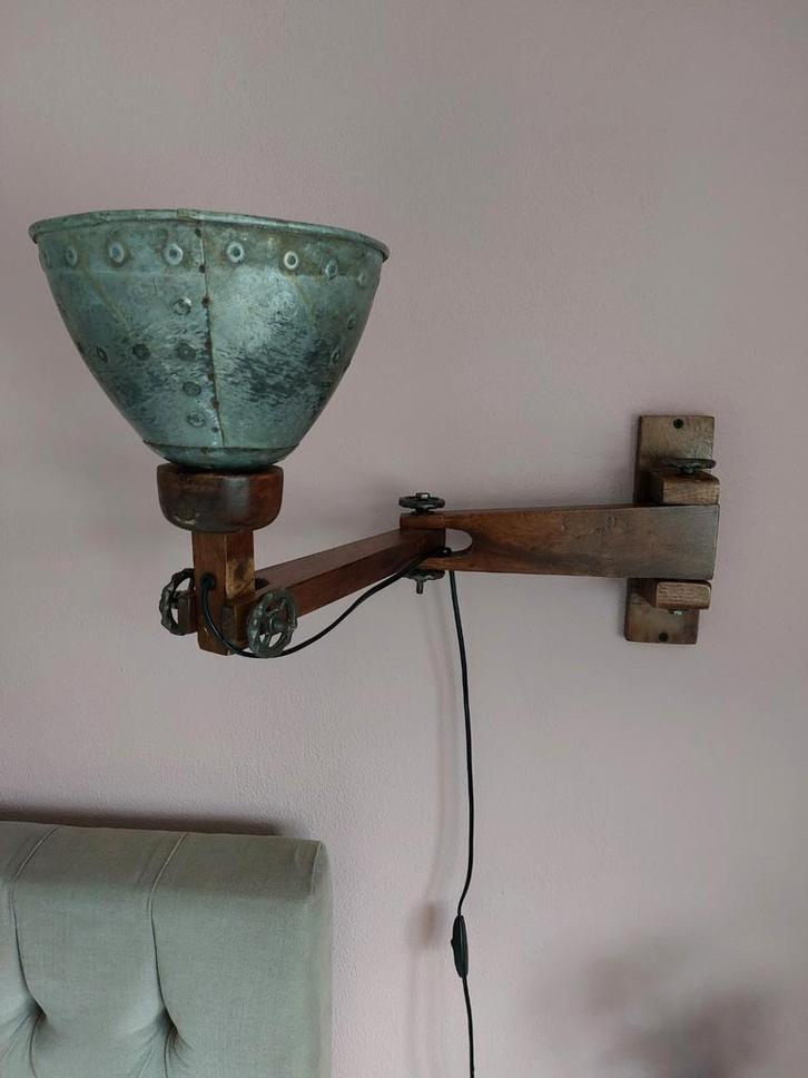 5 Industriële lampen Wandlampen, schemerlampen, metalen lamp, Huis en Inrichting, Lampen | Wandlampen, Ophalen of Verzenden