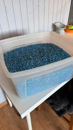 +/- 15kg blauw aquarium grind, Ophalen, Zo goed als nieuw, Grind, Zand of Voedingsbodem