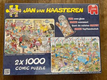 Jan van Haasteren - 2 in 1 puzzel doos (81302) - 2x 1000 Stk