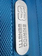 Blauwe Enrico Benetti Koffer, Gebruikt, 50 tot 60 cm, Hard kunststof, Slot