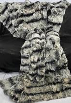 Nieuw Saga Furs - Rex Rabbit bontdeken 160 x 130 cm - plaid, Huis en Inrichting, Woonaccessoires | Plaids en Woondekens, Verzenden