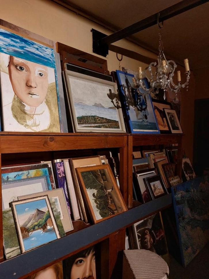 Partij antiek brocante en decoratie, Antiek en Kunst, Curiosa en Brocante, Ophalen