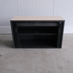 Gispen roldeurkast, 120x45x74cm, Grijs/Ahorn, Sleutel RD83, Gebruikt, 100 tot 150 cm, -, -