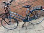 damesfiets 56cm frame, 28" mandje, bagagedrager, kettingkast, Ophalen, Zo goed als nieuw