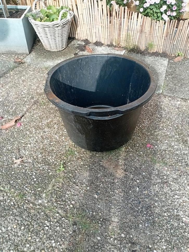 Zwarte Kunststof Kuip / speciekuip, Huis en Inrichting, Emmers, Gebruikt, Kunststof, Met handgreep, Ophalen of Verzenden