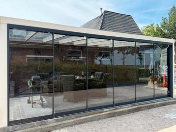 glazen schuifwanden beschikbaar voor biedingen