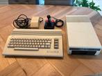 C64C met VC-1541, joystick en gereviseerde voeding, Computers en Software, Vintage Computers, Ophalen of Verzenden