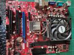 MSI moederbord incl. processor, Computers en Software, Moederborden, Ophalen of Verzenden, Gebruikt, AMD, DDR2