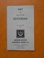 oude plattegrond Rotterdam NL Overzee Bank, jaren 60, Ophalen of Verzenden, 1800 tot 2000, Nederland, Reclame