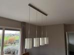 Dimbare halogenen hanglampen., Huis en Inrichting, Lampen | Hanglampen, Ophalen, Zo goed als nieuw, Glas, 75 cm of meer