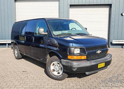 Chevrolet Express V8 3500kg Trekgewicht Automaat (bj 2008), Auto's, Bestelauto's, Bedrijf, Te koop, Lederen bekleding, Metallic lak