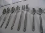 9 stuks vintage RVS bestek met ophangoog 1970 per stuk, Ophalen of Verzenden