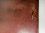 Lugano real leather A4 Padfolio, Document holder. Brown, Ophalen of Verzenden, Nieuw