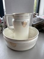 wasstel (waterkan met kom) van Société Céramique Maastricht, Antiek en Kunst, Antiek | Porselein, Verzenden