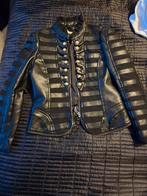 Wendsday jas 122-128, zgan, family adams, Ophalen of Verzenden, Zo goed als nieuw, Maat 34 (XS) of kleiner, Zwart