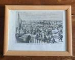 Oude gravure alkmaar kaasmarkt, Antiek en Kunst, Kunst | Etsen en Gravures, Ophalen