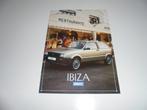 brochure Seat Ibiza  1988, Verzenden, Zo goed als nieuw, Overige merken