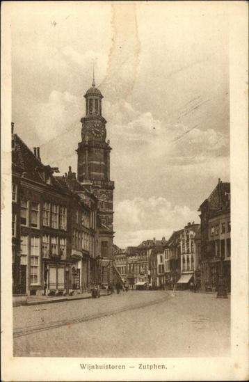 Zutphen, 2x  Wijnhuistoren & St. Walburgskerk(ca 1925)