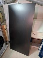 bruin zwart Ikea bureau/tafelblad 150x75, Huis en Inrichting, Tafels | Eettafels, Ophalen, Gebruikt, Rechthoekig, 50 tot 100 cm