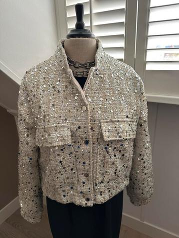 Miss One - Lux jasje - mt L - Gevoerd - Pailletten - Nieuw beschikbaar voor biedingen