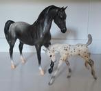 Breyer Appaloosa Merrie en veulen set Classic Freedom, Ophalen of Verzenden, Zo goed als nieuw, Paard, Beeldje of Figuurtje