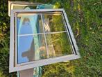 4x wit aluminium kozijn met draaikiepraam, Doe-het-zelf en Verbouw, Glas en Ramen, Ophalen, Gevelraam of Ruit, Gebruikt, 120 tot 160 cm