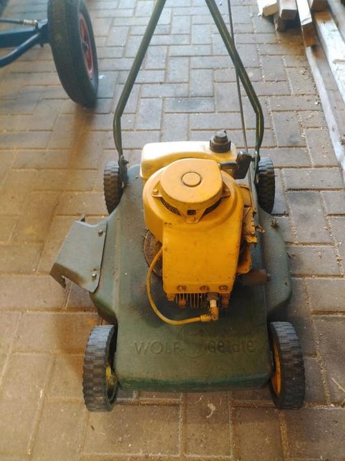 Wolf grasmaaier, Tuin en Terras, Grasmaaiers, Zo goed als nieuw, 30 t/m 39 cm, Cirkelmaaier, Ophalen