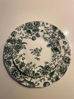 12 borden set groen wit. Zara Home lookalike, Huis en Inrichting, Ophalen, Zo goed als nieuw, Bord(en), Overige stijlen