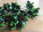 6x nep kunststof takjes met rode besjes - tak skimmia, Huis en Inrichting, Ophalen of Verzenden, Nieuw, Binnen