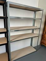 Stellingkast zilver en zwart, Huis en Inrichting, Ophalen, Zo goed als nieuw
