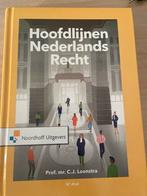 Hoofdlijnen Nederlands Recht - Loonstra, Ophalen of Verzenden, Gamma, Zo goed als nieuw, WO