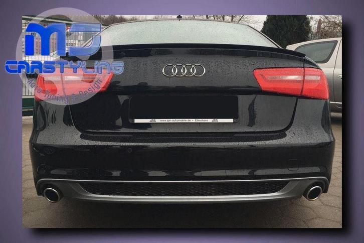 Audi A6 C7 – Achterbumper diffuser [S-line look], Auto diversen, Tuning en Styling, Ophalen of Verzenden