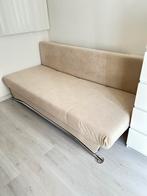 Gratis Beige Slaapbank - Tweepersoons (Wehkamp Merk), Huis en Inrichting, Ophalen, Gebruikt, Beige, Tweepersoons