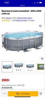 Bestway Levant Zwembad 305x200x84cm, 200 tot 300 cm, 80 tot 120 cm, Nieuw, Ophalen of Verzenden
