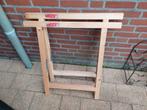 Houten Schragen - Set van 2, Ophalen, Gebruikt, Minder dan 70 cm, Inklapbaar