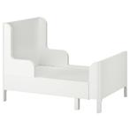 Ikea Busunge Meegroeibed - Wit, Ophalen, Gebruikt, 70 tot 85 cm, 140 tot 160 cm
