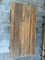 Salontafel van massief mangohout – 115x60x40 cm, Tuin en Terras, Ophalen, Zo goed als nieuw, Minder dan 180 cm, Palen
