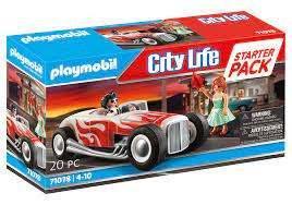 Playmobil: 71078 Starterpack Hot Rod, Kinderen en Baby's, Speelgoed | Playmobil, Nieuw, Ophalen of Verzenden