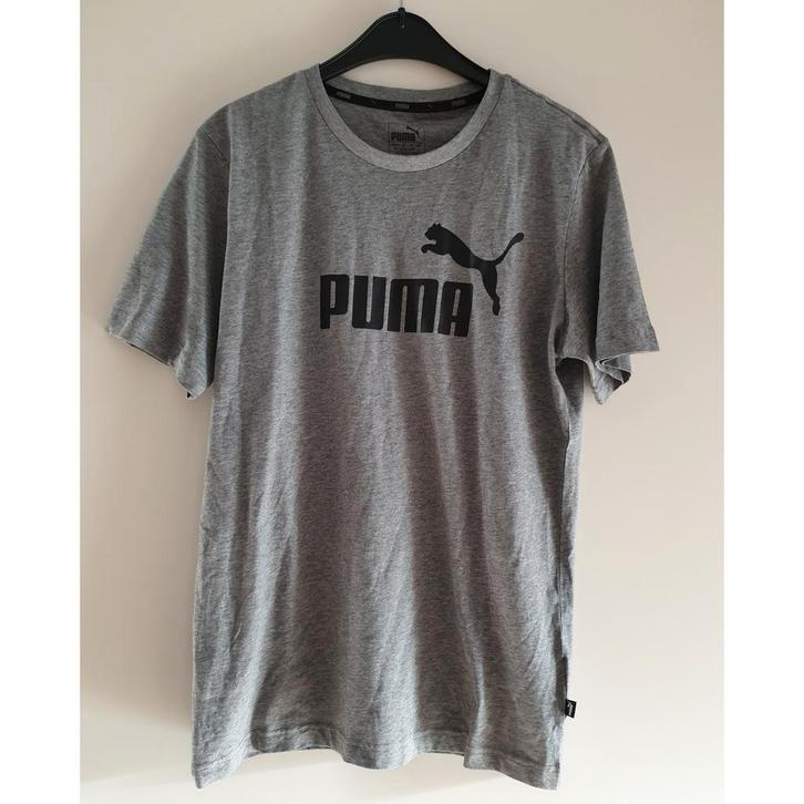 Grijs basic heren shirt van Puma maat XL, Kleding | Heren, T-shirts, Nieuw, Maat 56/58 (XL), Grijs, Verzenden