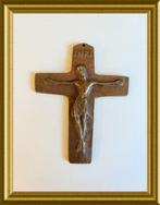 Bronzen hanger : kruis, crucifix, corpus: Butzon & Bercker, Antiek en Kunst, Ophalen of Verzenden