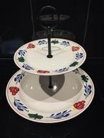 Boerenbont etagère, nieuwstaat, Overige typen, Ophalen of Verzenden, Zo goed als nieuw, Aardewerk