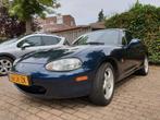 Mazda MX-5 1.8i 1840cm3 bj.2000 blauw, Auto's, Achterwielaandrijving, Zwart, 4 cilinders, Cabriolet