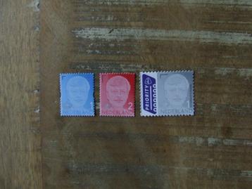 2015 Koning Willem-Alexander met opdrukNVPH 3373-3374-3375PF beschikbaar voor biedingen