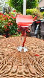 Glas op siervoet, Ophalen of Verzenden, Zo goed als nieuw