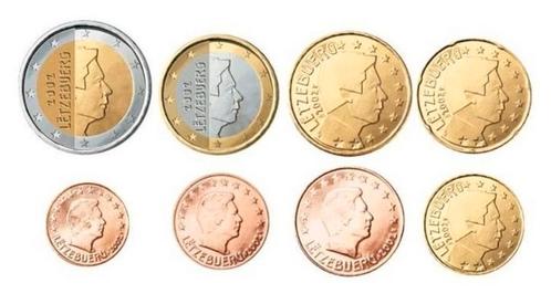 Luxembourg Losse Munten(1cent t/m 2euro)(2002 t/m 2012) UNC, Postzegels en Munten, Munten | Europa | Euromunten, Losse munt, Luxemburg