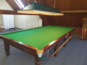 SNOOKERTAFEL – Karnehm & Hillman full size 12 feet  beschikbaar voor biedingen