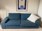 Blauwe IKEA bank, Ophalen, Gebruikt, Tweepersoons, 75 tot 100 cm