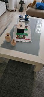 Witte Salontafel, Huis en Inrichting, Tafels | Salontafels, Ophalen, Gebruikt, 100 tot 150 cm, 50 tot 100 cm